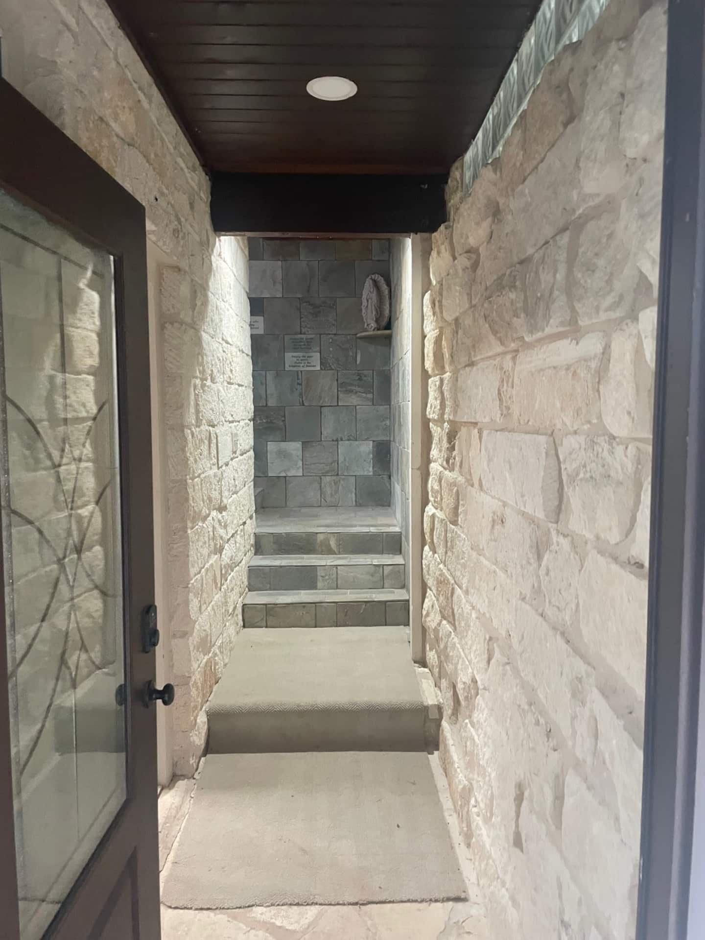Upper Room entry walkway